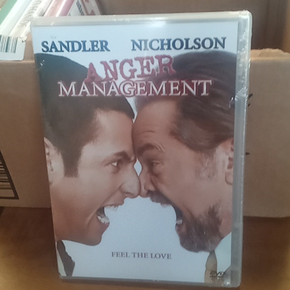Factory sealed Anger management DVD see item description (SKU DVD box 1)